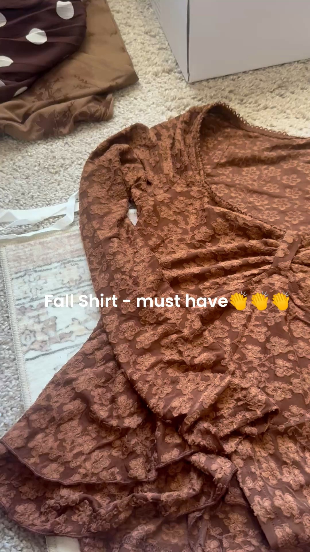 Cute fall find 🍂🍁

Fall shirt, Amazon prime big deal days, brown top, fall fashion, Amazon fashion