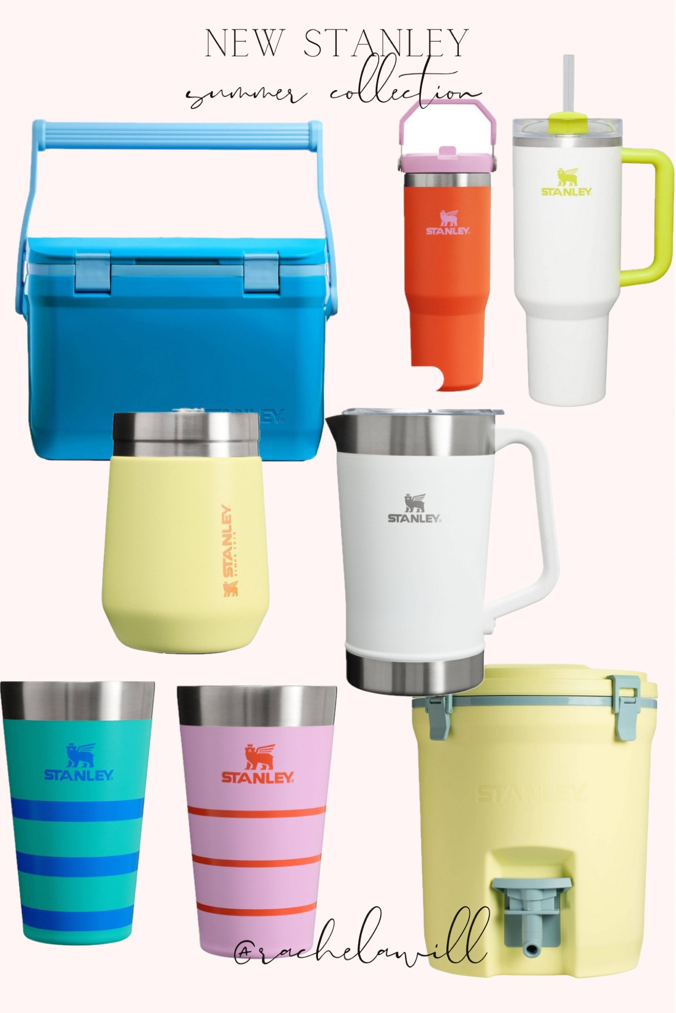 Summer Stanley NEW arrivals ☀️ 

These are SO cute with all of the colors! Definitely snag them while they are still in stock! 

#stanley #summerstanley #stanleypitcher #stanleycooler #stanleycup #summer #summerkitchen #tumbler #tumblersummer 

#LTKSeasonal #LTKtravel #LTKfitness