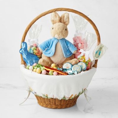 Williams Sonoma &amp; Pottery Barn Kids Beatrix Potter Large Filled Easter Basket | Williams-Sonoma