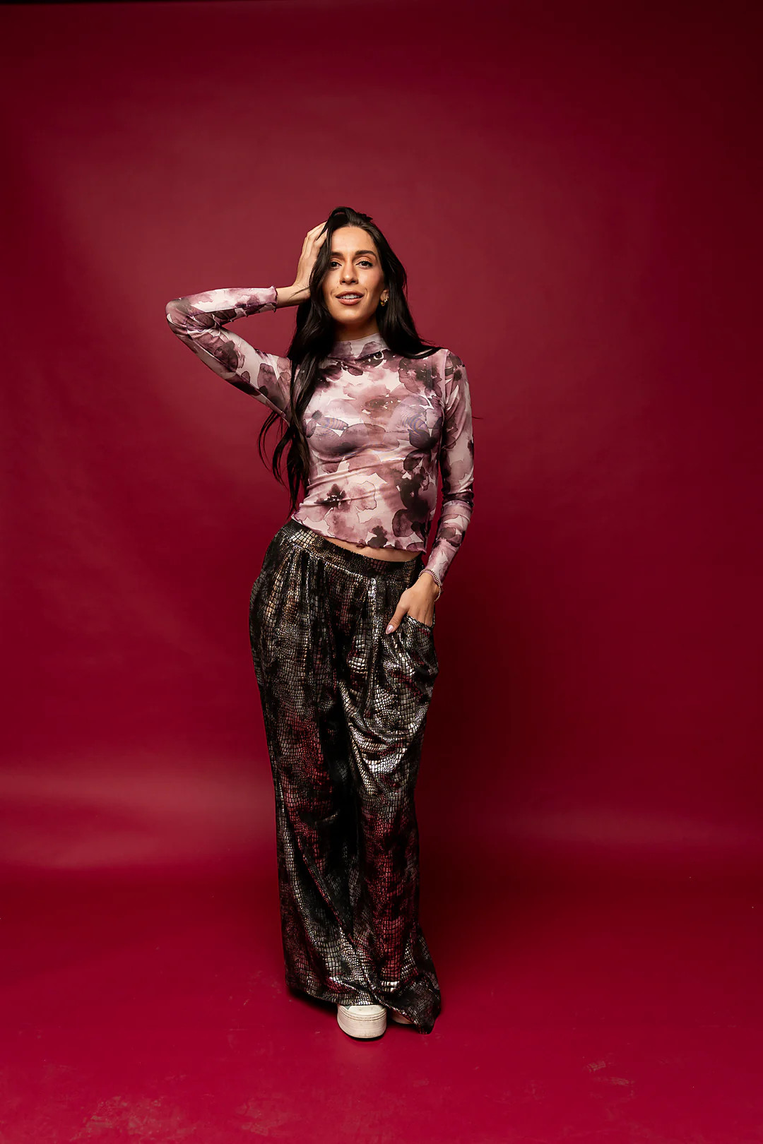 Field of Blooms Mesh Top | WKNDchasers