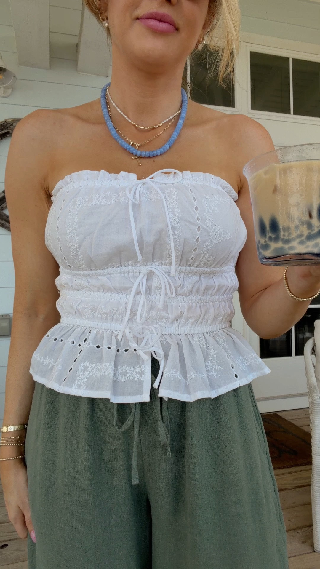 top: xs // pants: xs regular length (i’m 5’3)