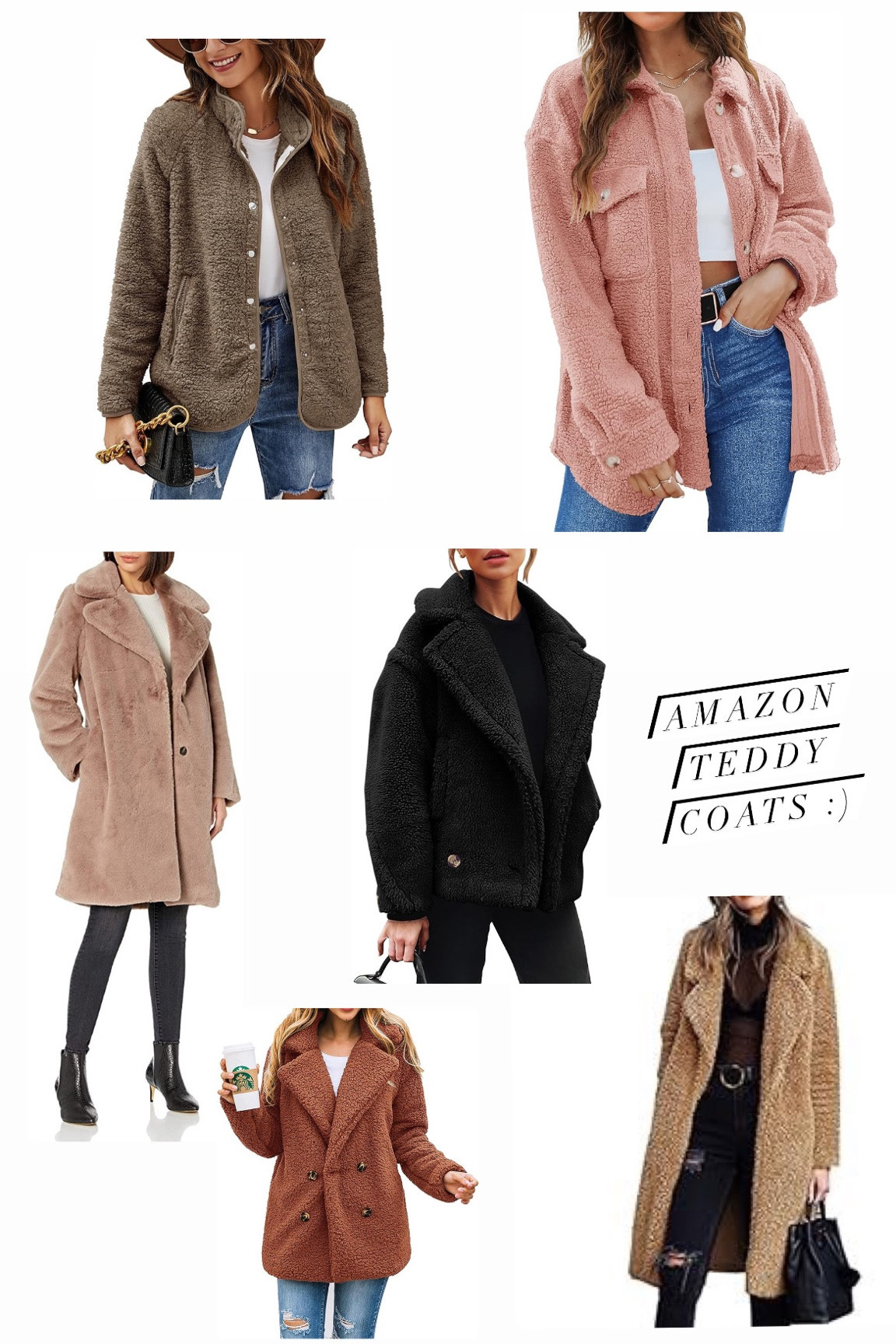 Amazon Teddy Coats for Winter!! 

#LTKSeasonal #LTKHoliday #LTKfindsunder100