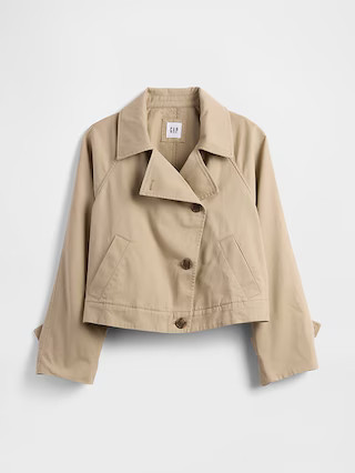 Cropped Trench | Gap Factory