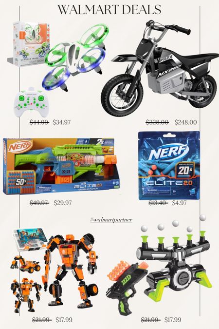 Gifts for boys! We have this drone and love it. I got Jett the nerf gun for Christmas as well. Check out my gift guide collection for more ideas! 

Gifts got boys, STEM toys, toys on sale 

#LTKkids #LTKGiftGuide #LTKfindsunder50