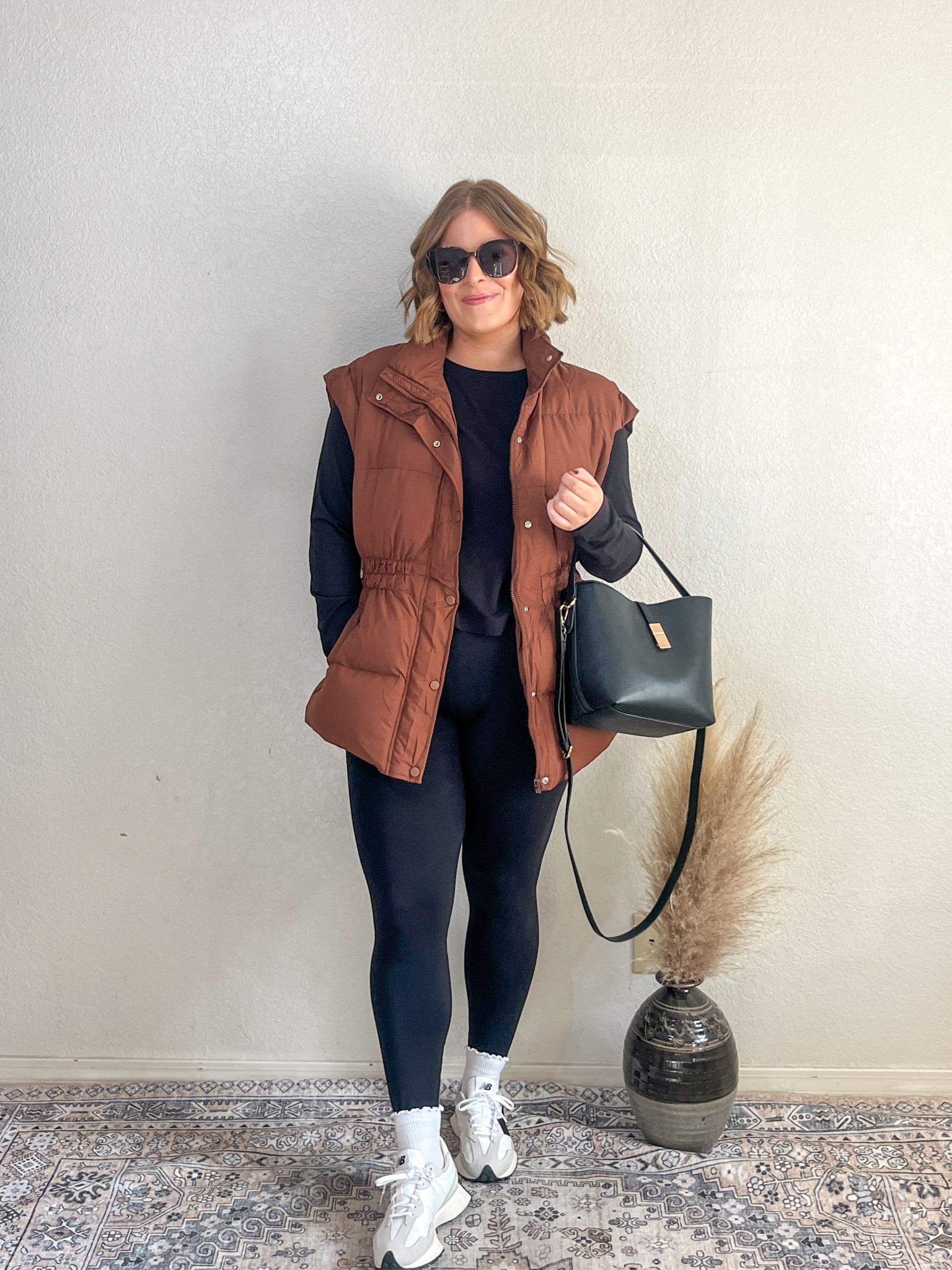 Casual outfit with leggings// loving the style of this puffer vest!

Wearing L in everything (tts)

#LTKStyleTip #LTKFindsUnder50 #LTKMidsize