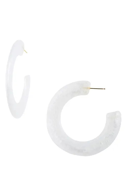 Cult Gaia Mira Hoop Earrings in Pearl at Nordstrom | Nordstrom