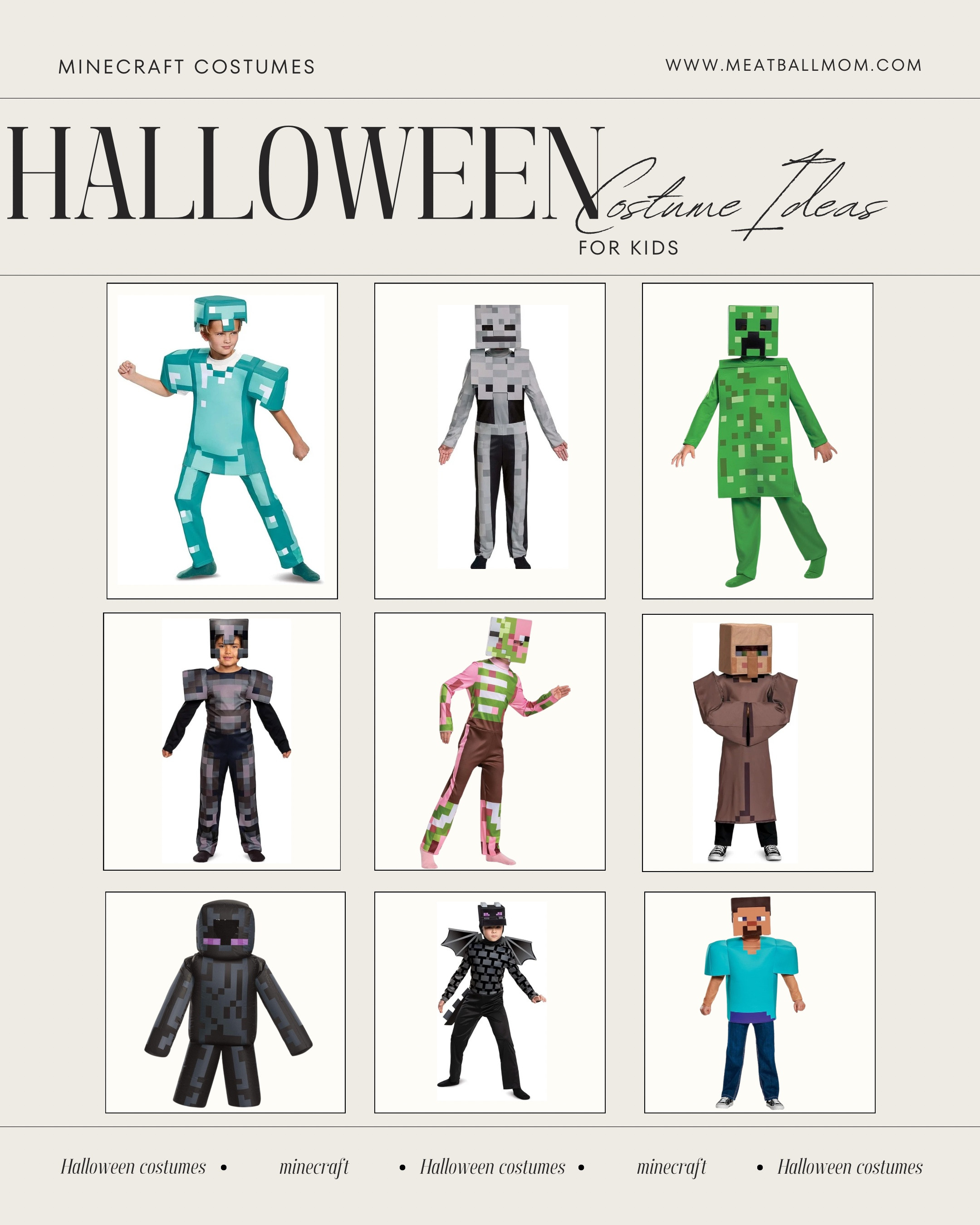 Halloween costume ideas for kids - Minecraft costumes! 

#LTKHalloween #LTKFindsUnder50 #LTKKids