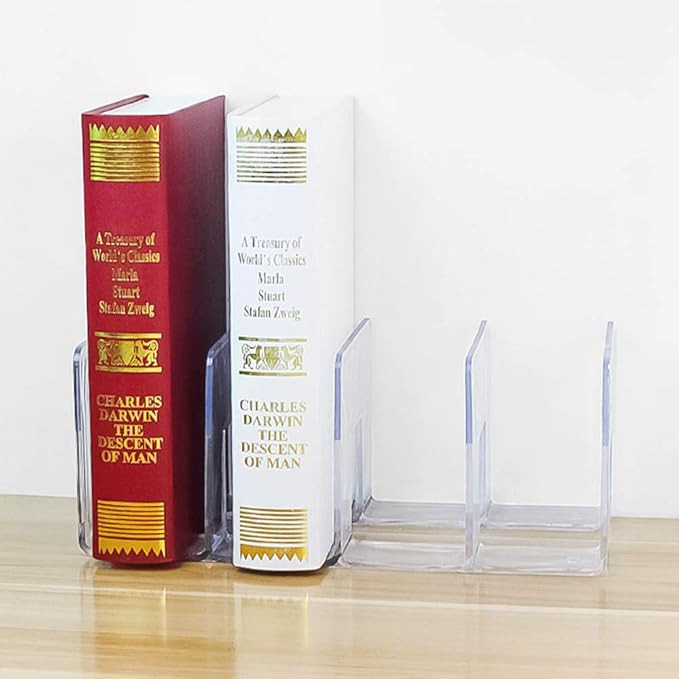 AiLa Clear Acrylic Desk File Sorter Orgainzer Mesh File Folder Office Supplies Stand Bookshelf (3... | Amazon (US)