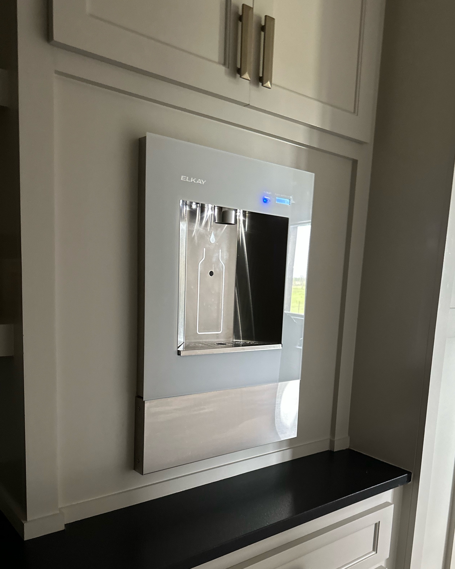 Built in filtered water dispenser! 
Elkay Ezh2o 

#LTKhome #LTKsalealert #LTKfamily