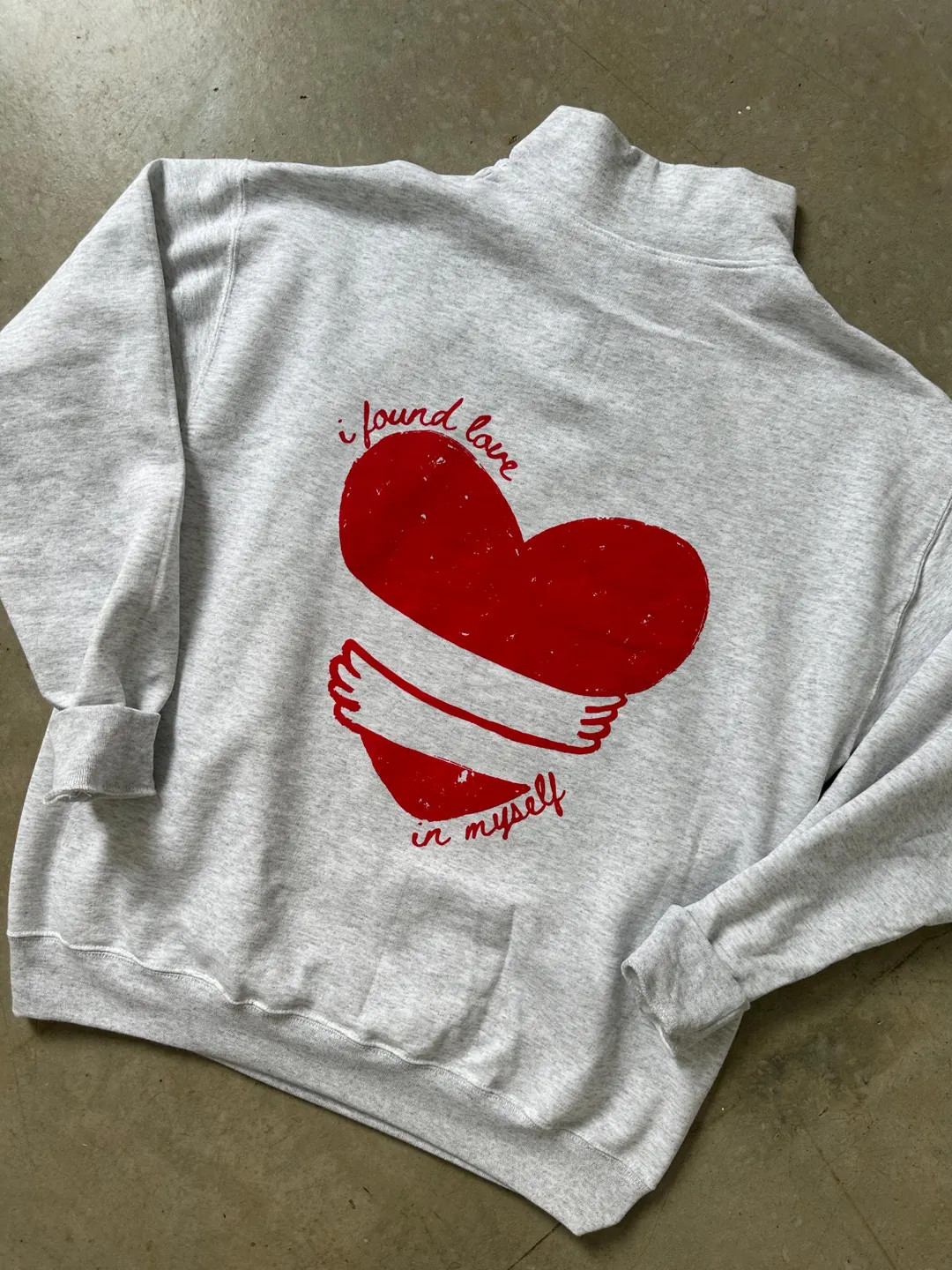 Found Love in Myself 1/4 Zip Sweatshirt - Etsy | Etsy (US)