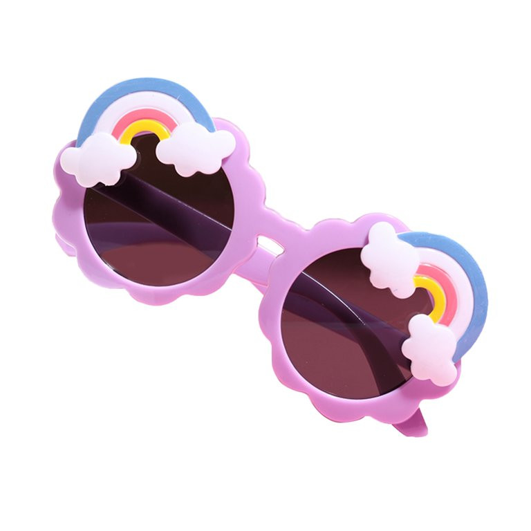 LSFYSZD Kids Toddler Sunglasses Flower Shape Rainbow Anti-UV Eyewear Glasses Photography Outdoor ... | Walmart (US)