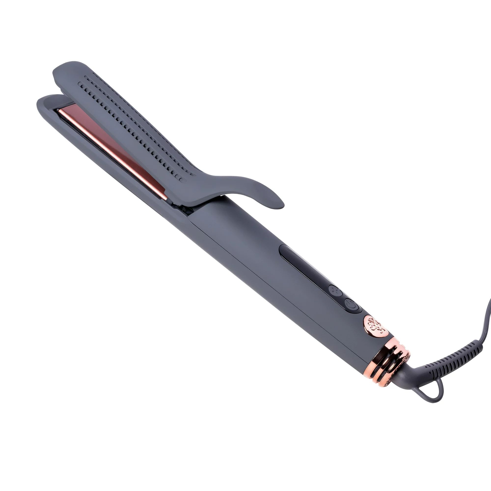 Hairitage Go With The Flow 2-in-1 Ceramic Tourmaline Gray Flat Iron Hair Straightener & Curling I... | Walmart (US)