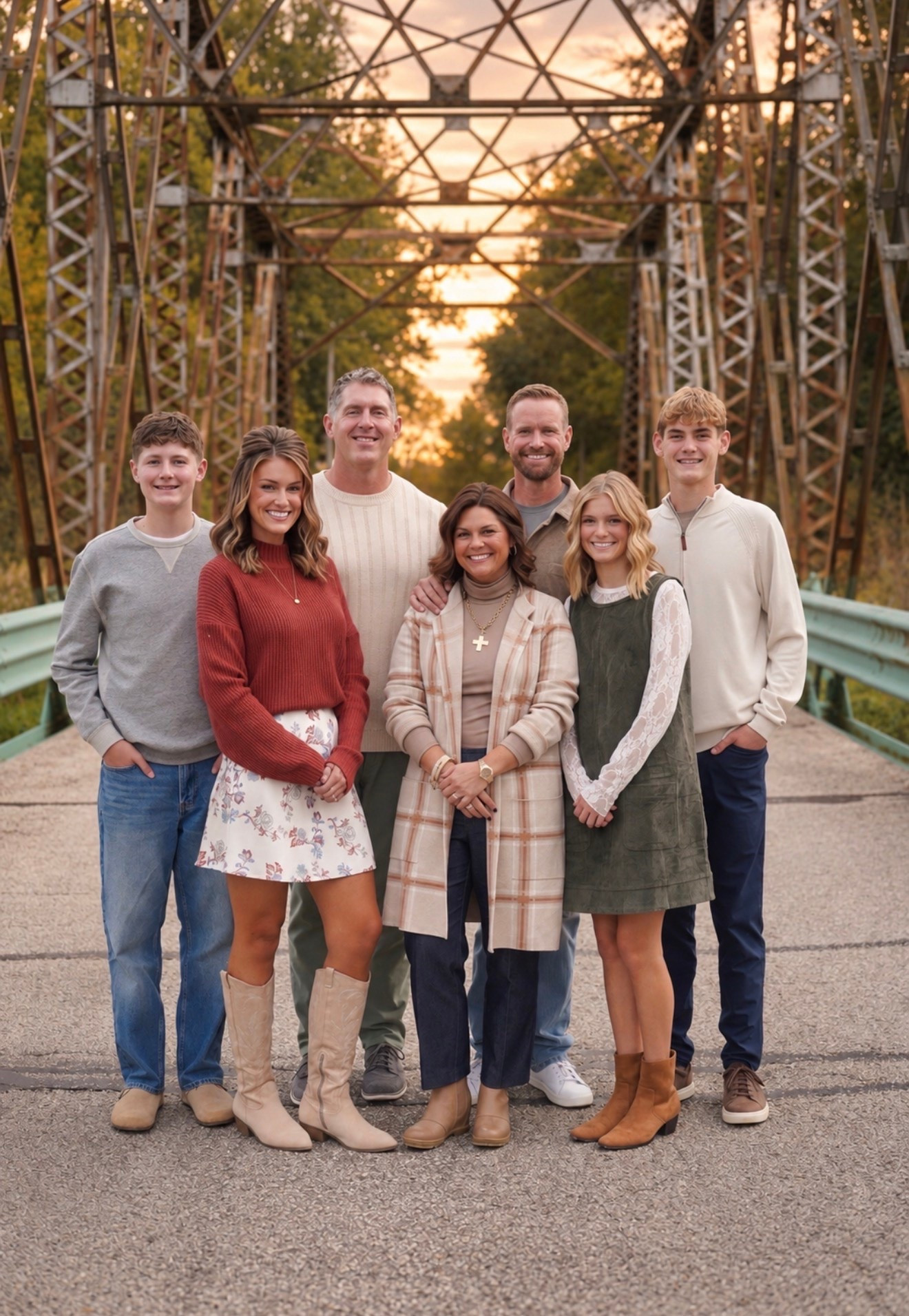 New family pics. Linked what I could from every ones outfits.