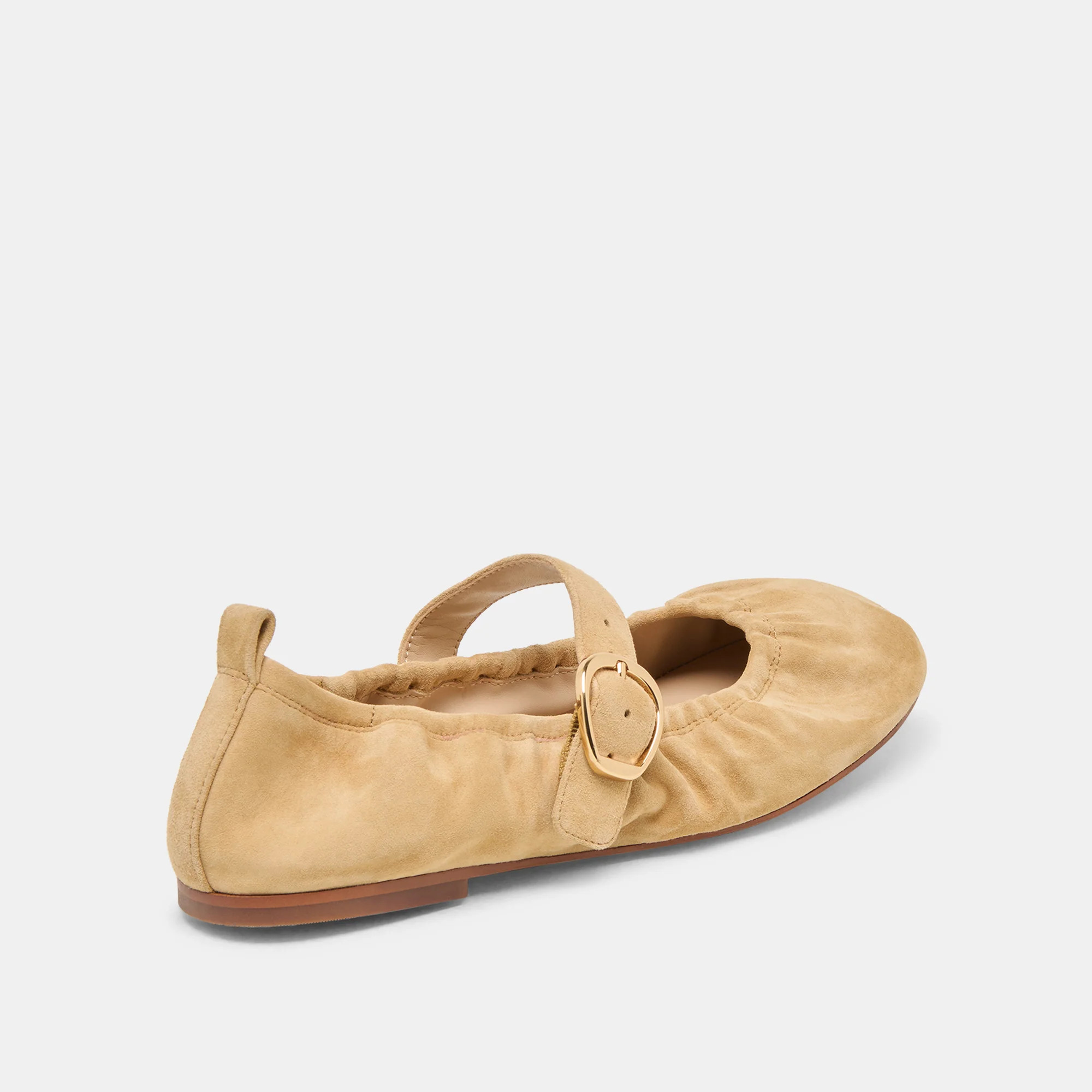 Caely Honey Suede Ballet Flats | Dolce Vita | DolceVita.com