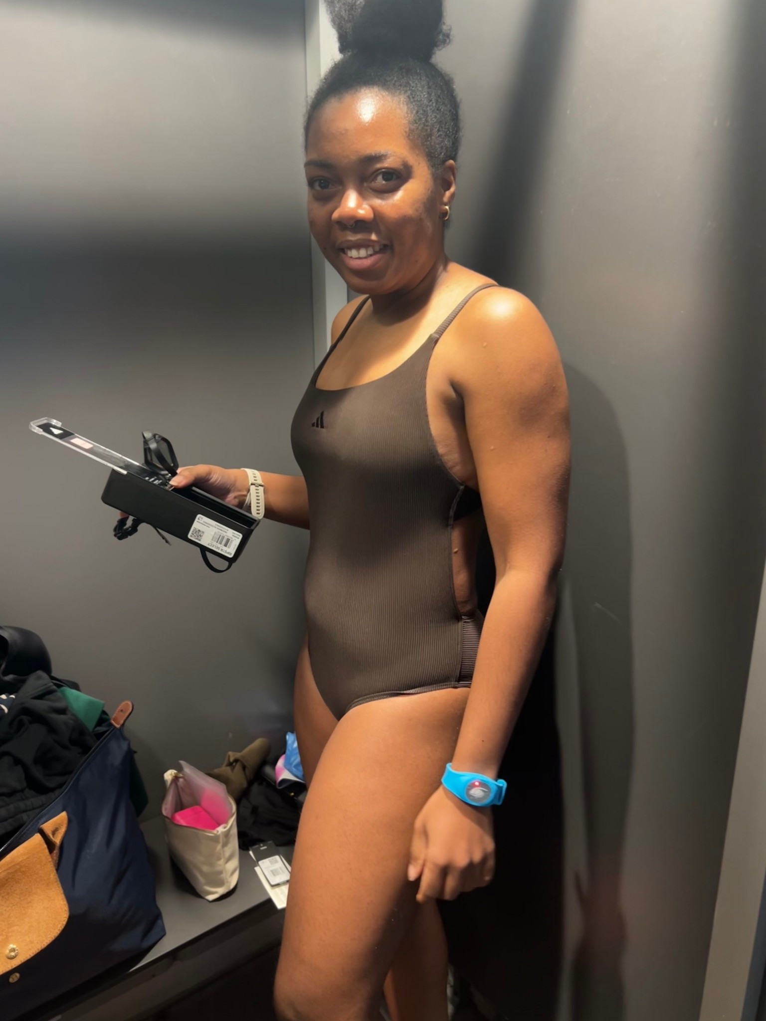 Swimsuit, goggles, swimming, chocolate brown, ribbed swimsuit 

#LTKeurope #LTKswimwear #LTKuk