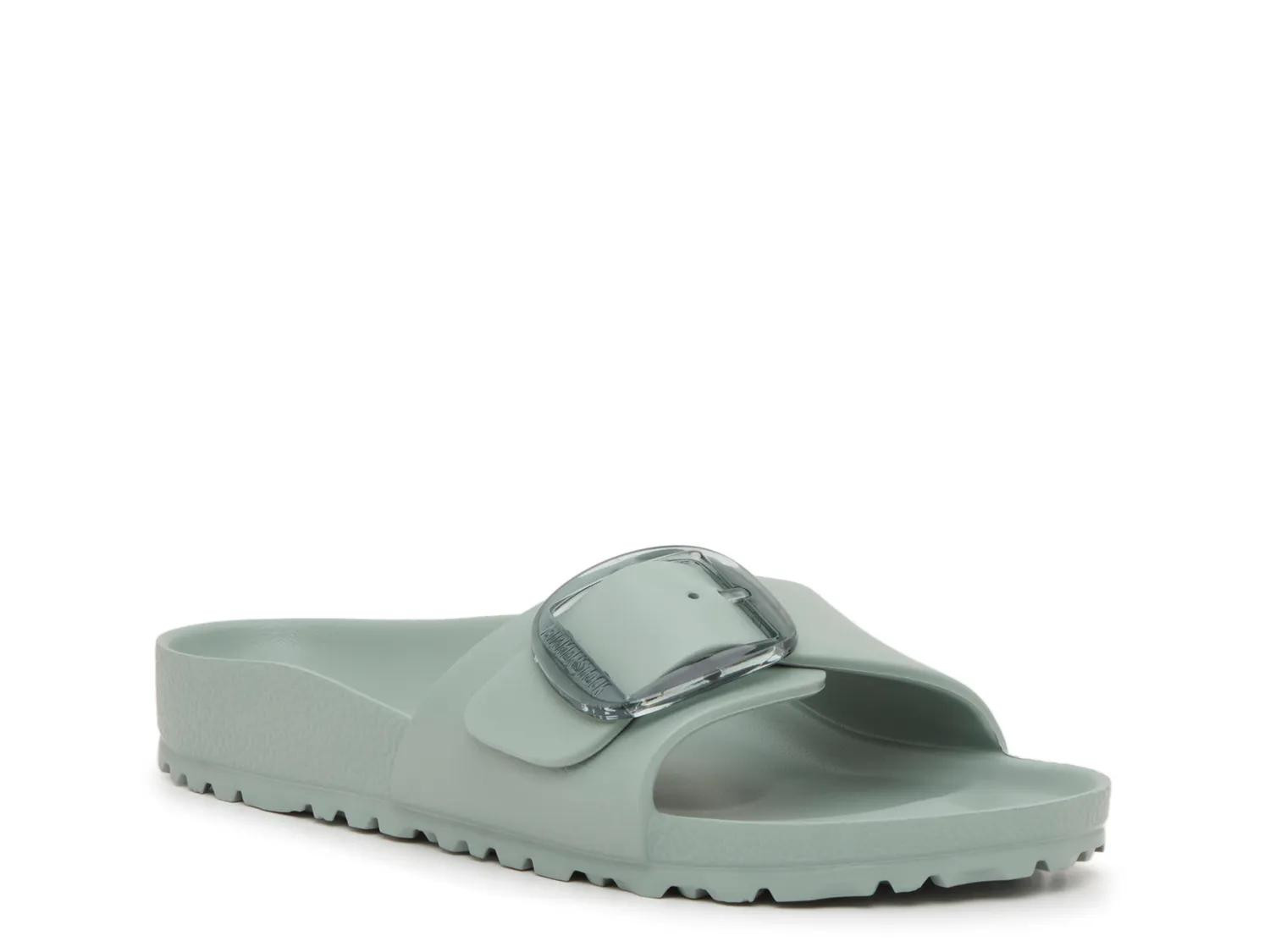 Birkenstock Madrid Big Buckle Sandal | Women's | Sage | Size EU 40 / US Womens 9-9.5 / Mens 7-7.5 | Sandals | Footbed | DSW