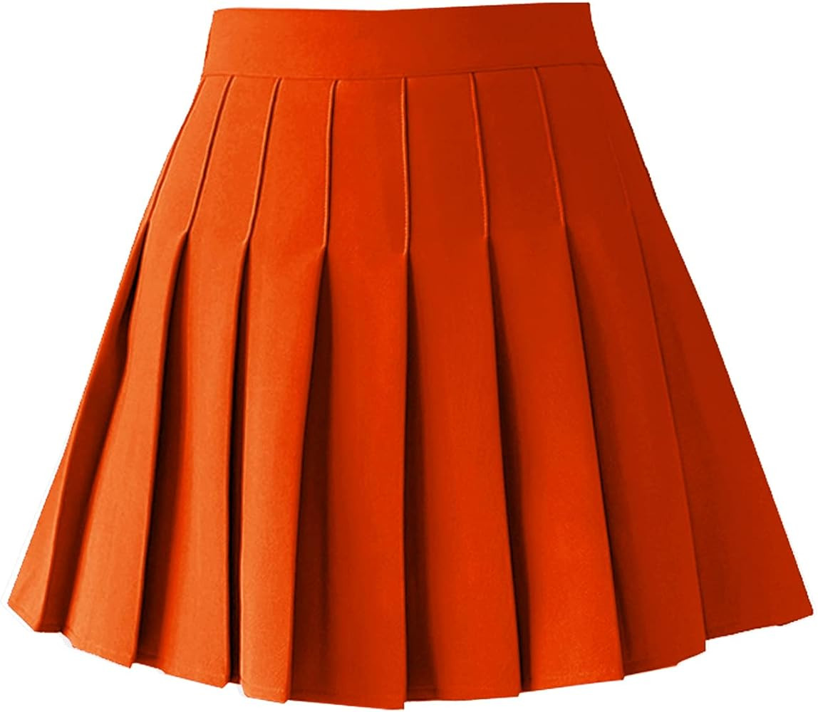 TONCHENGSD Women's High Waist Pleated Mini Skirt Skater Tennis Skirt | Amazon (US)