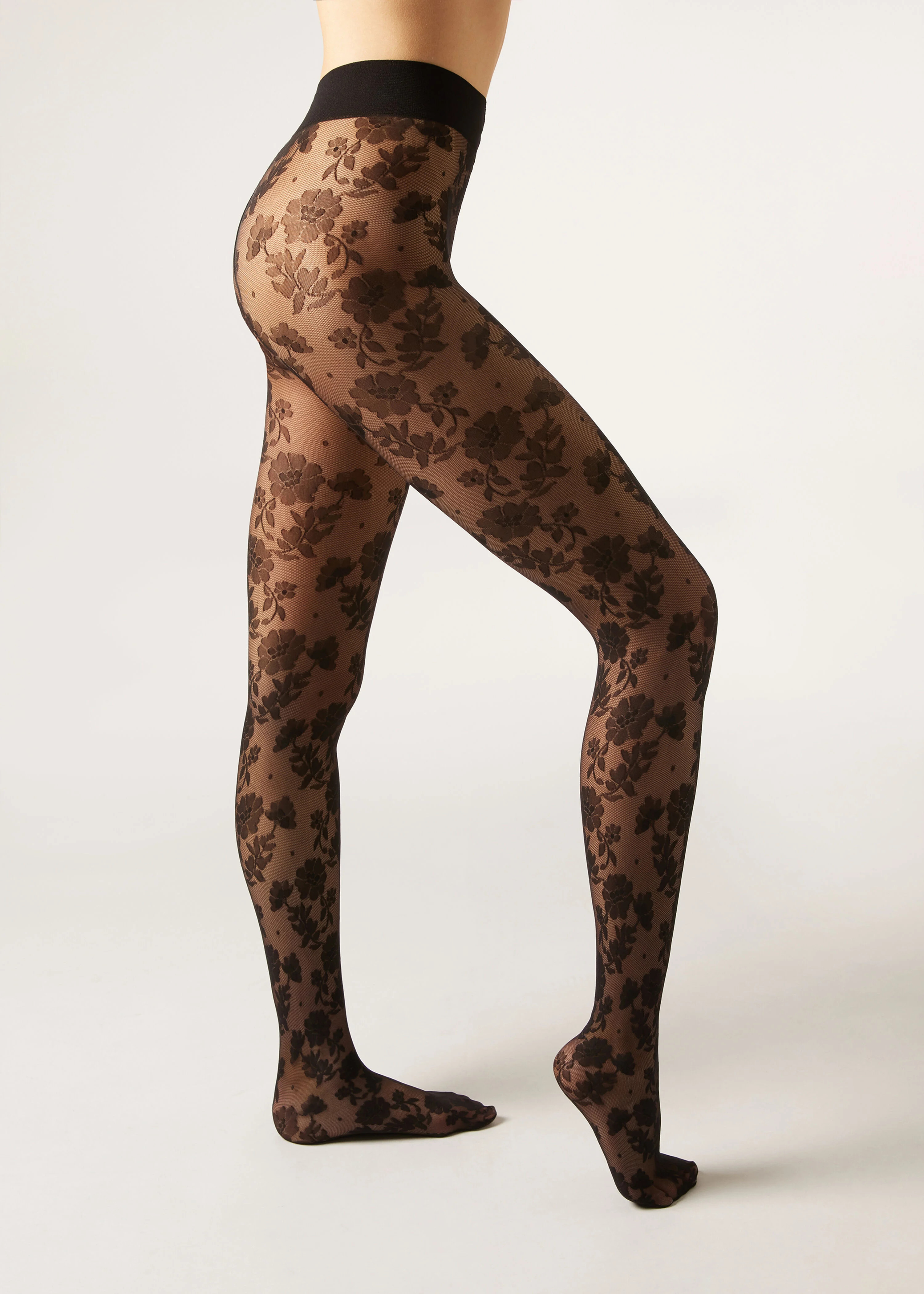 Floral Pattern Tights | Calzedonia US