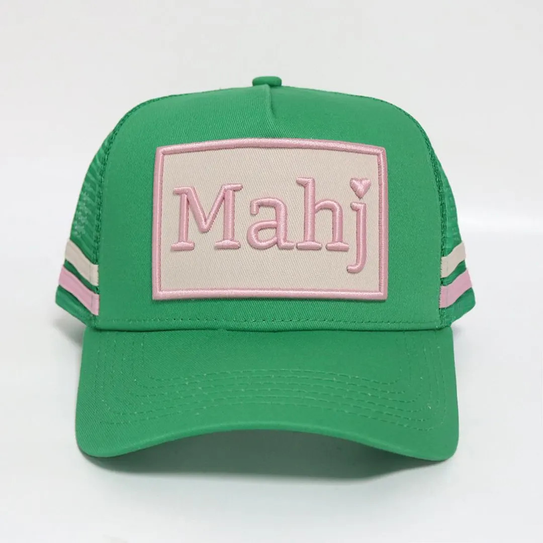 Mahjong Trucker Hat - Kelly Green | Etsy (US)
