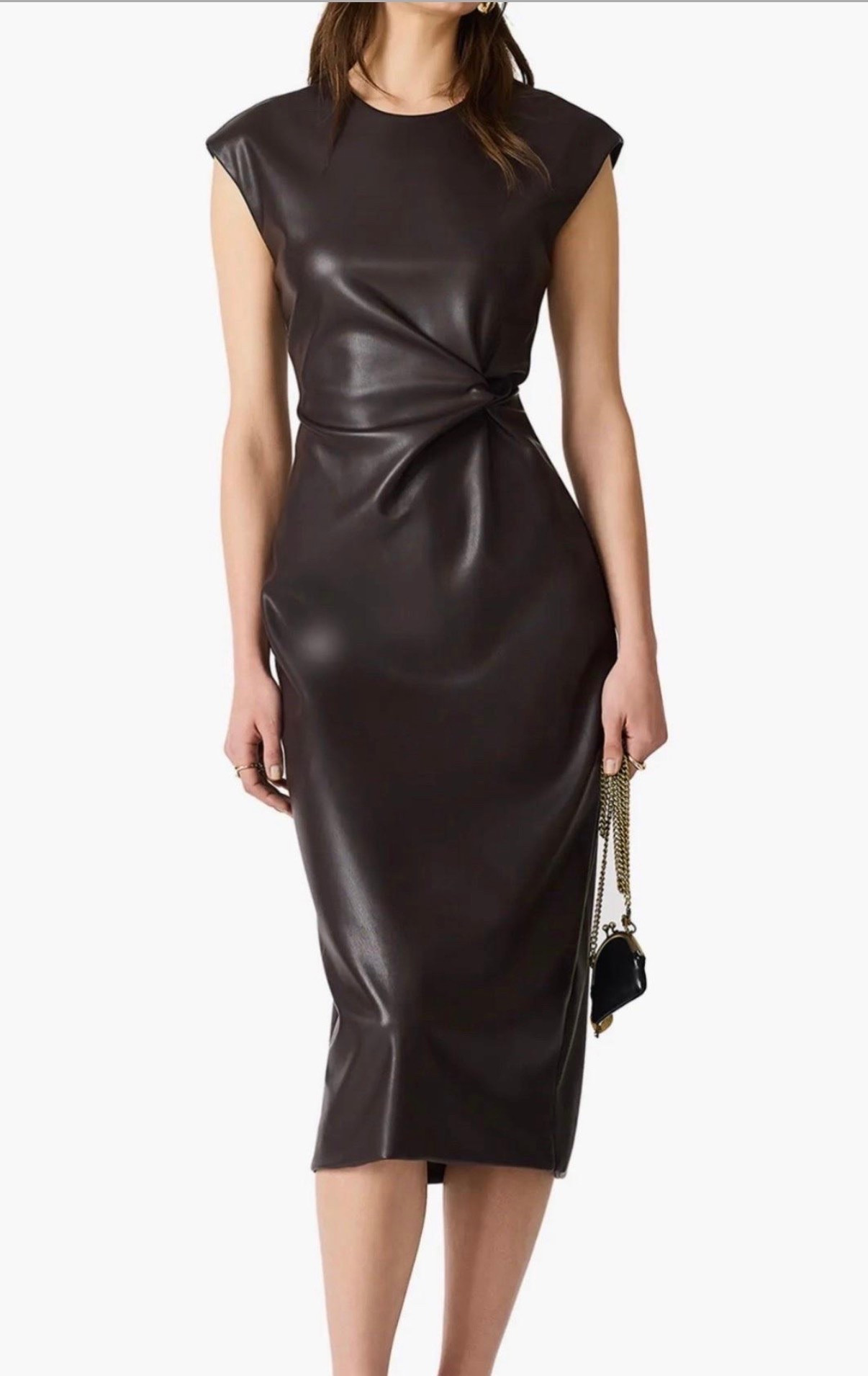 Faux leather dress
Fall dress