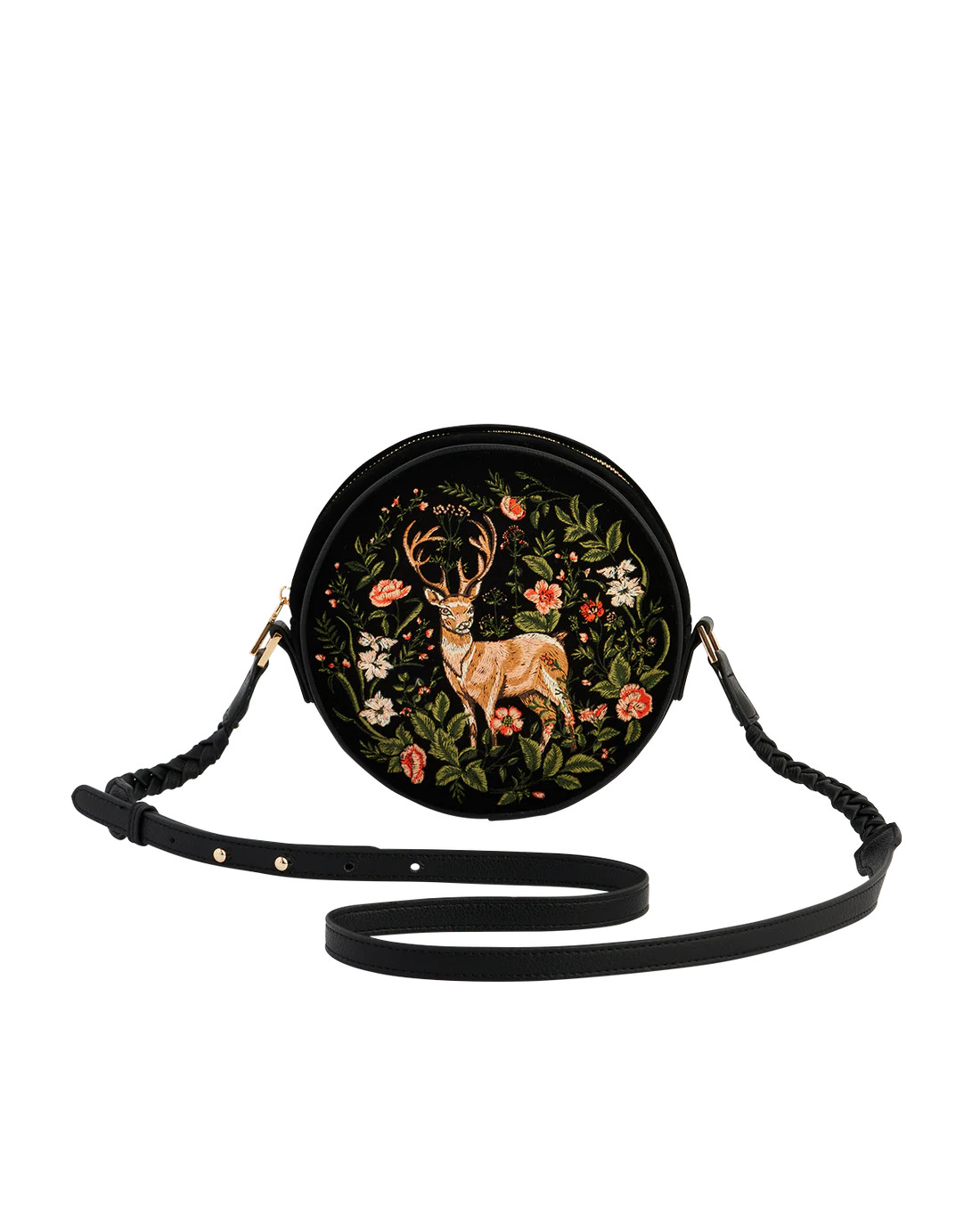 Black Embroidered Bag | Fable England