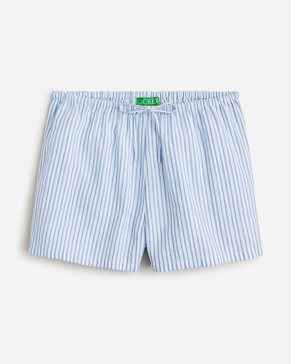 Airy gauze beach short in stripe | J. Crew US