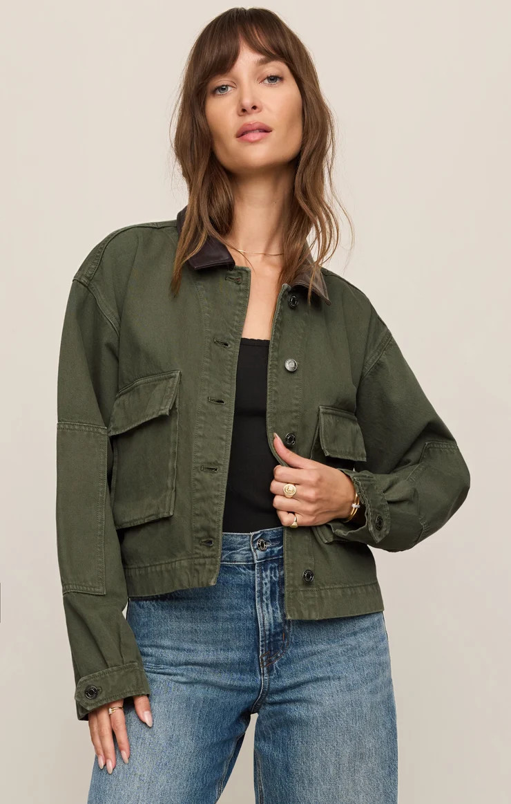 Rey Cropped Denim Chore Jacket | Z Supply