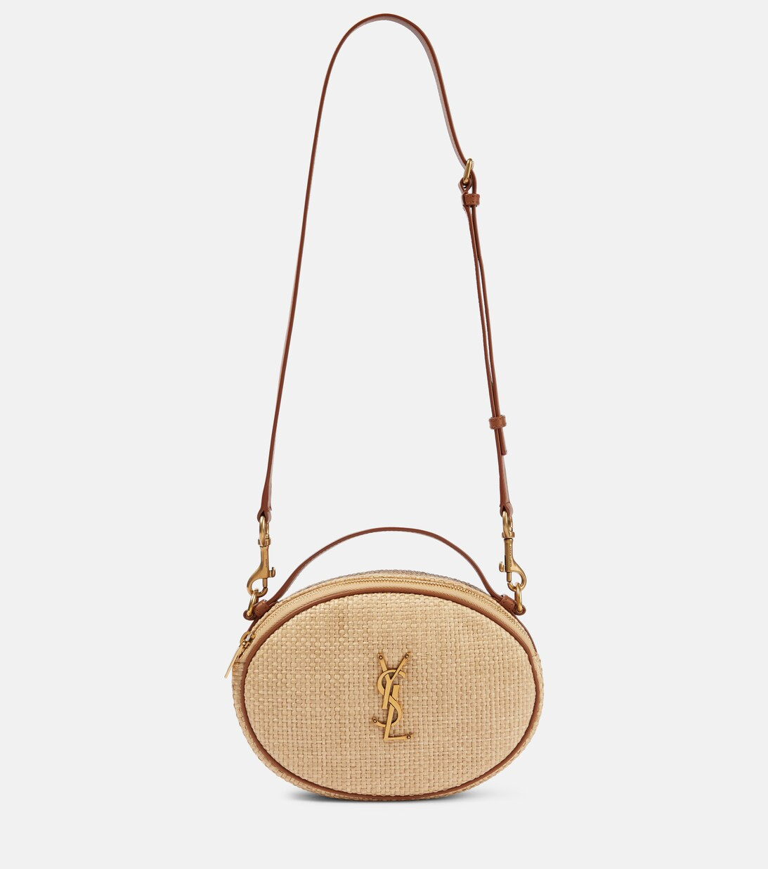 Borsa a spalla in rafia e pelle | Mytheresa (INTL)