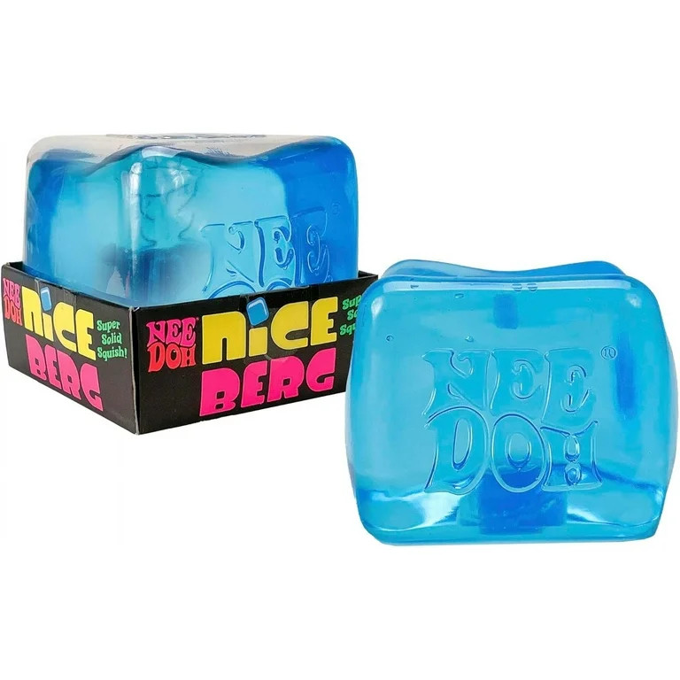 Nee Doh Nice Berg Stress Ball | Super Solid Squishy Stress Reliever for Kids & Adults - 3" Cube (... | Walmart (US)