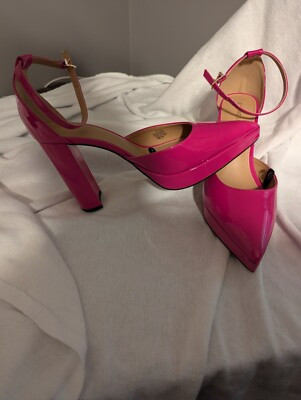 New Express PINK Closed toe Platfoam size 10 | eBay US