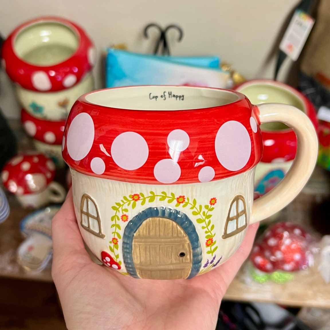 the cutest little mushroom house mug 🥰🍄

#LTKHome