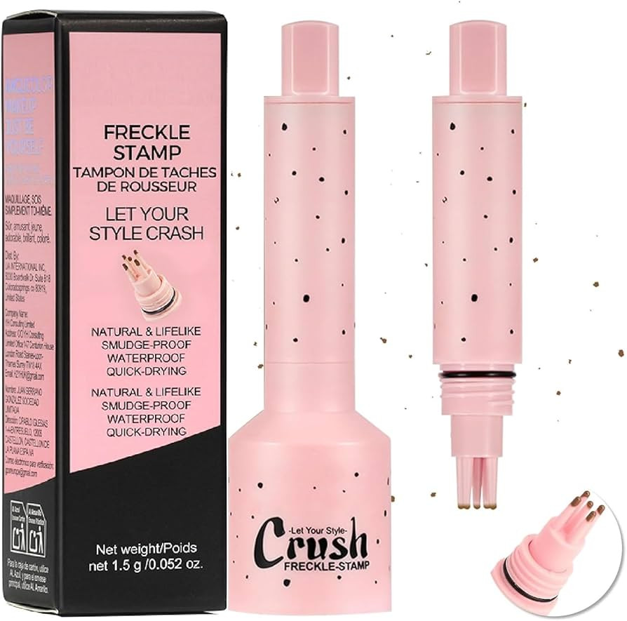 Five-Tip Freckle Stamp and Liquid Micro-Powder Freckle Pen, Realistic, Natural Makeup Tool with S... | Amazon (DE)
