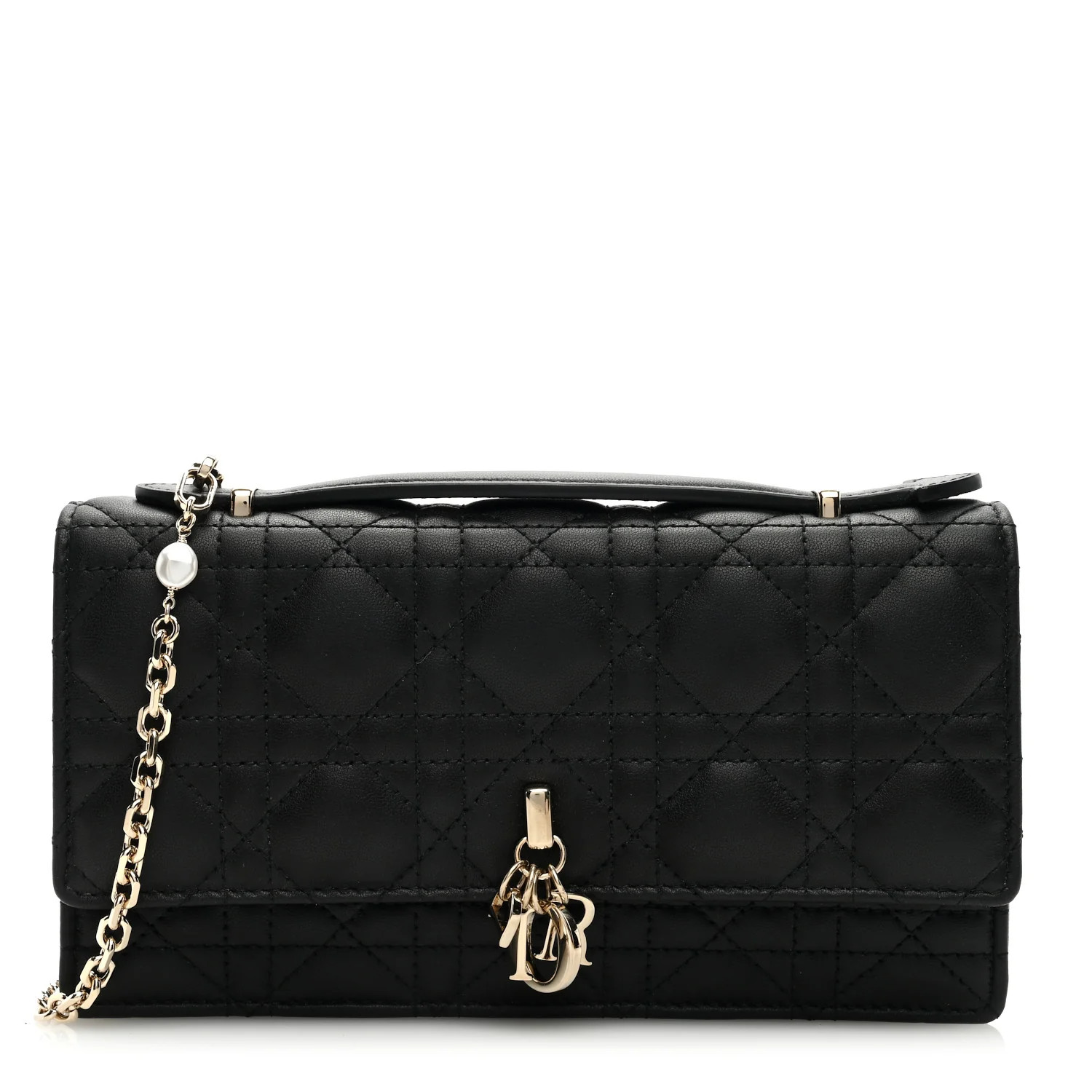 Lambskin Cannage Mini My Dior Bag Black | FASHIONPHILE (US)