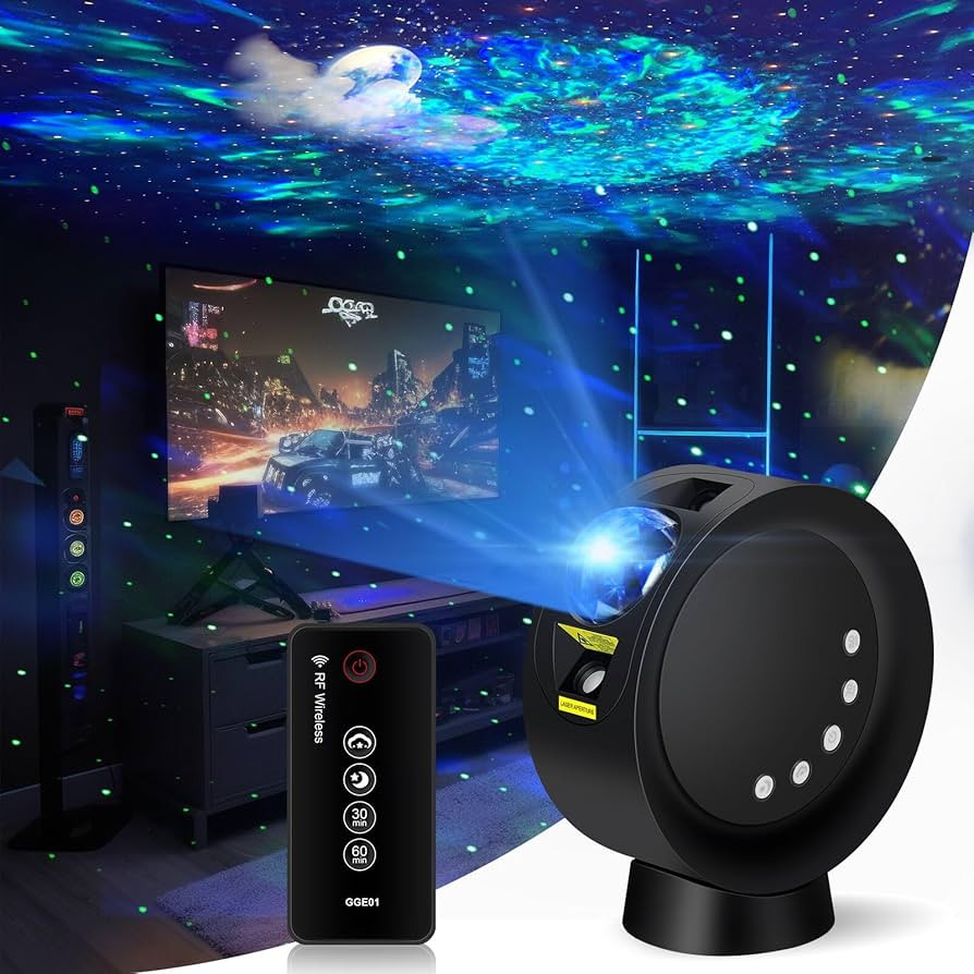 LitEnergy LED Sky Projector Light, Galaxy Lighting, Nebula Star Night Lamp with Base and Remote C... | Amazon (US)