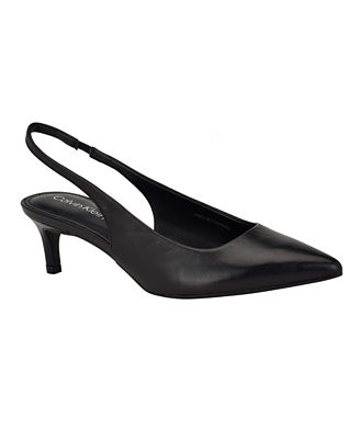Women's Dainty Kitten Heel Slingback Pumps | Macy's