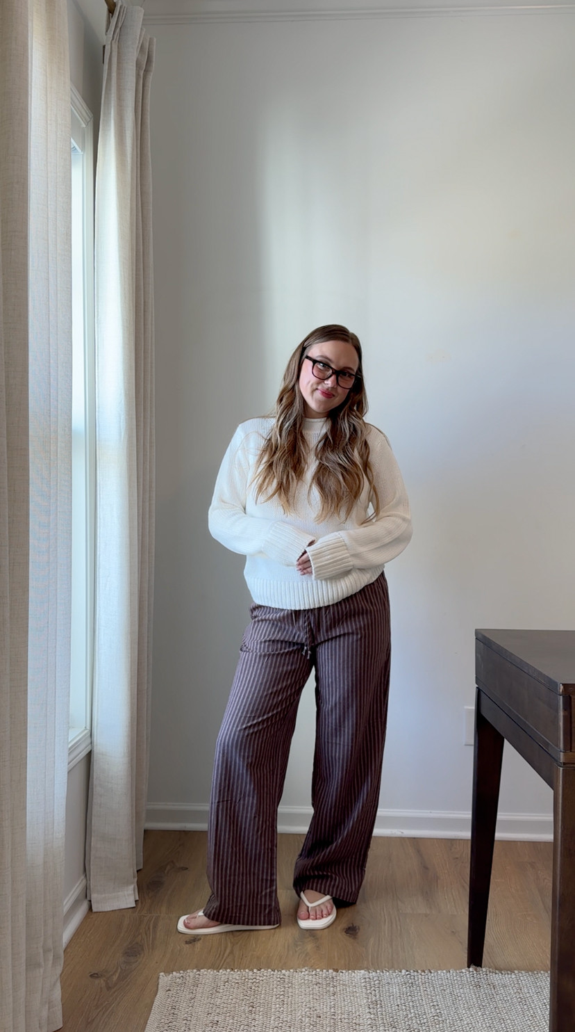 wearing a medium pants and rollneck cotton sweater. Love this outfit!!  

 #LTKgrwm #LTKootd #LTKTravel