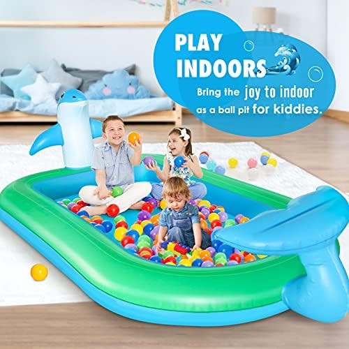 Amazon.com: Splash Pad Kids Pools Baby Pool, Upgraded Splash Pad Sprinkler for Kids Sprinkle & Splas | Amazon (US)