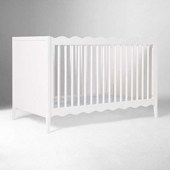 Daisy Convertible Crib, White | West Elm (US)