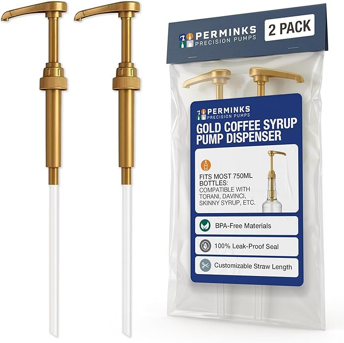 Syrup Pump Compatible with Torani, DaVinci and Skinny (Set of 2) - fits bottles (25.4 oz-750ml) (... | Amazon (US)