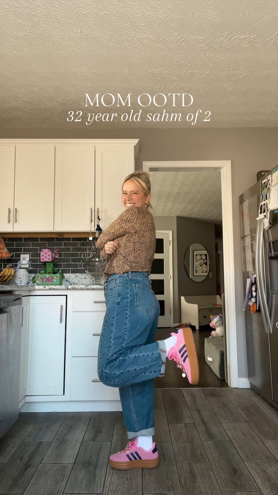 Church ootd ft old navy barrel jeans and charm sneakers

#LTKPetite #LTKStyleTip #LTKShoeCrush