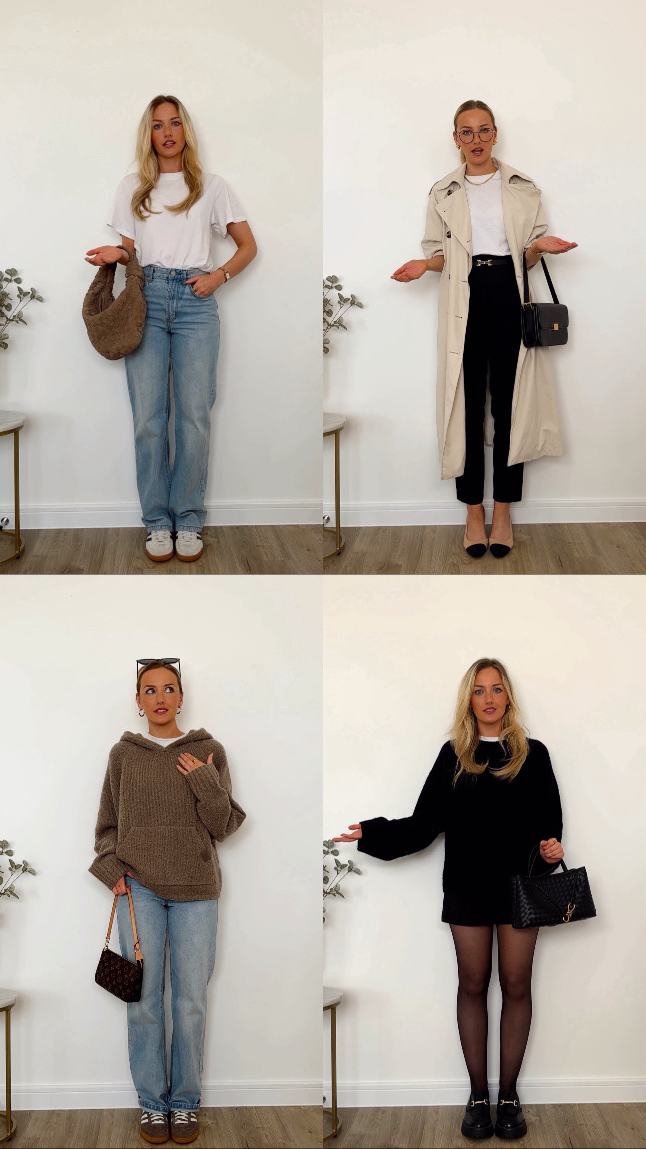 same top 4 ways! which is your fave?
sizing info 👇🏼👇🏼
white tee: EUR 34
jeans: size 6
bag is from grey&blush
black trousers: xs
trench: small
bag is from the curated 
brown hoodie: small
same jeans as before 
black jumper: small
skort: small
tights from Primark 
bag is old Amazon 


#LTKeurope #LTKsummer #LTKuk