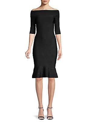 Boatneck Knit Dress | Saks Fifth Avenue OFF 5TH (Pmt risk)