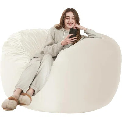 Bean Bag Chair,Big Bean Bag,Giant Bean Bag Chairs For Adults With Memory Foam Filled,Comfy Large Beanbag Chairs Soft Bean Bag Sofa With Dutch Corded P | Wayfair North America