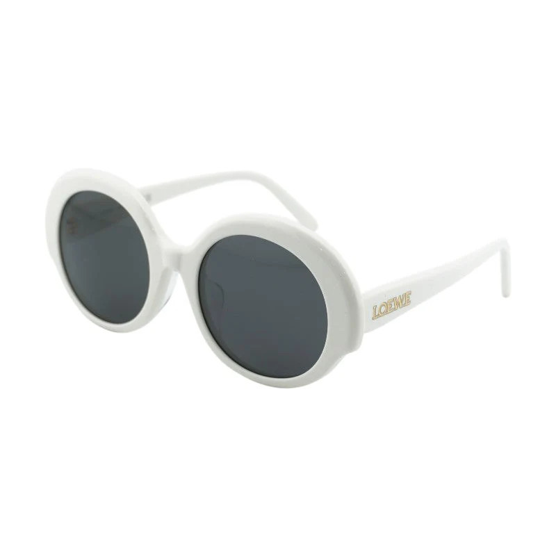 Loewe LW40135F25A Round Full Rim Sunglasses — White | Italist Inc.