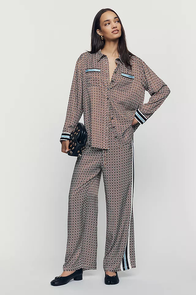 Rudi Silken Buttondown Shirt | Anthropologie (US)