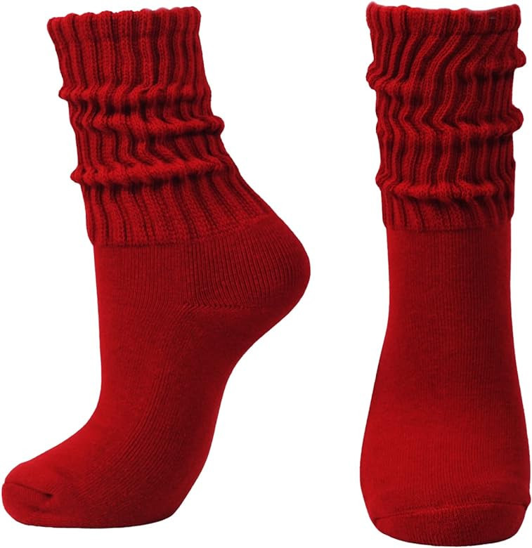 Intgoodluckycc Slouch Socks, Scrunch Socks for Women | Amazon (US)