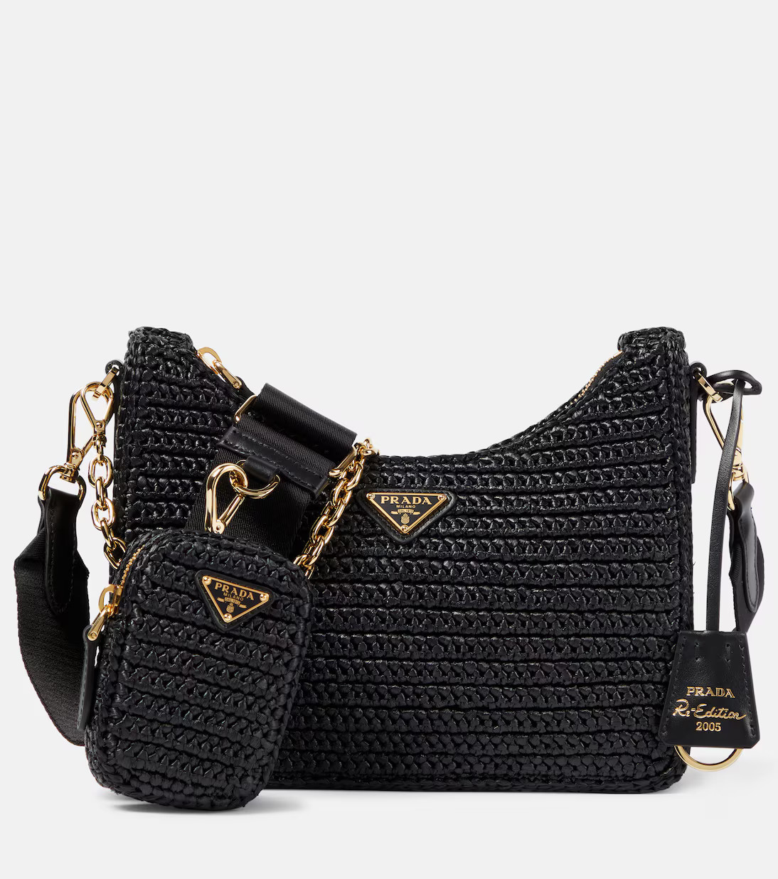 Small crochet raffia shoulder bag | Mytheresa (US/CA)