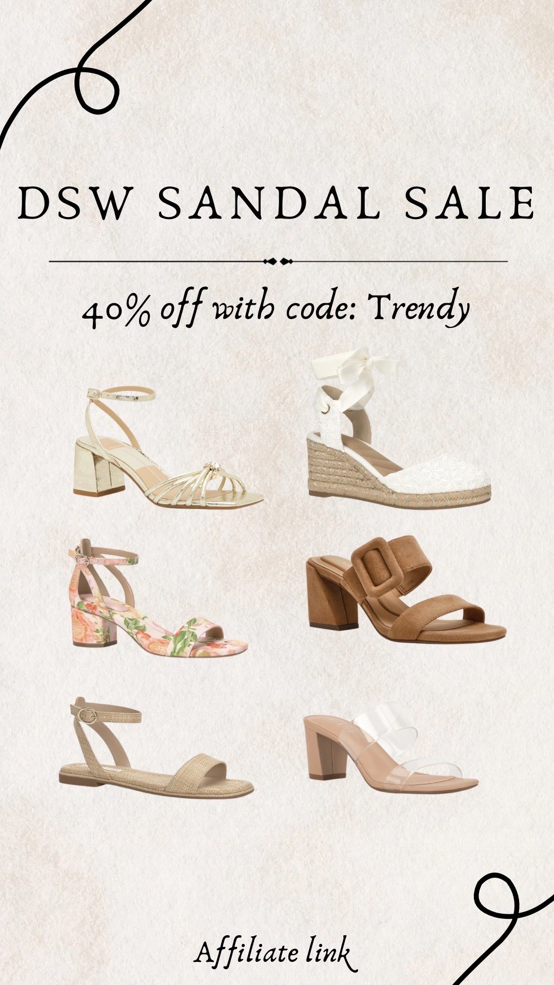 DSW sandal sale! 40% off with code trendy!

DSW, sandals, summer sandals

#LTKootd #LTKTravel
