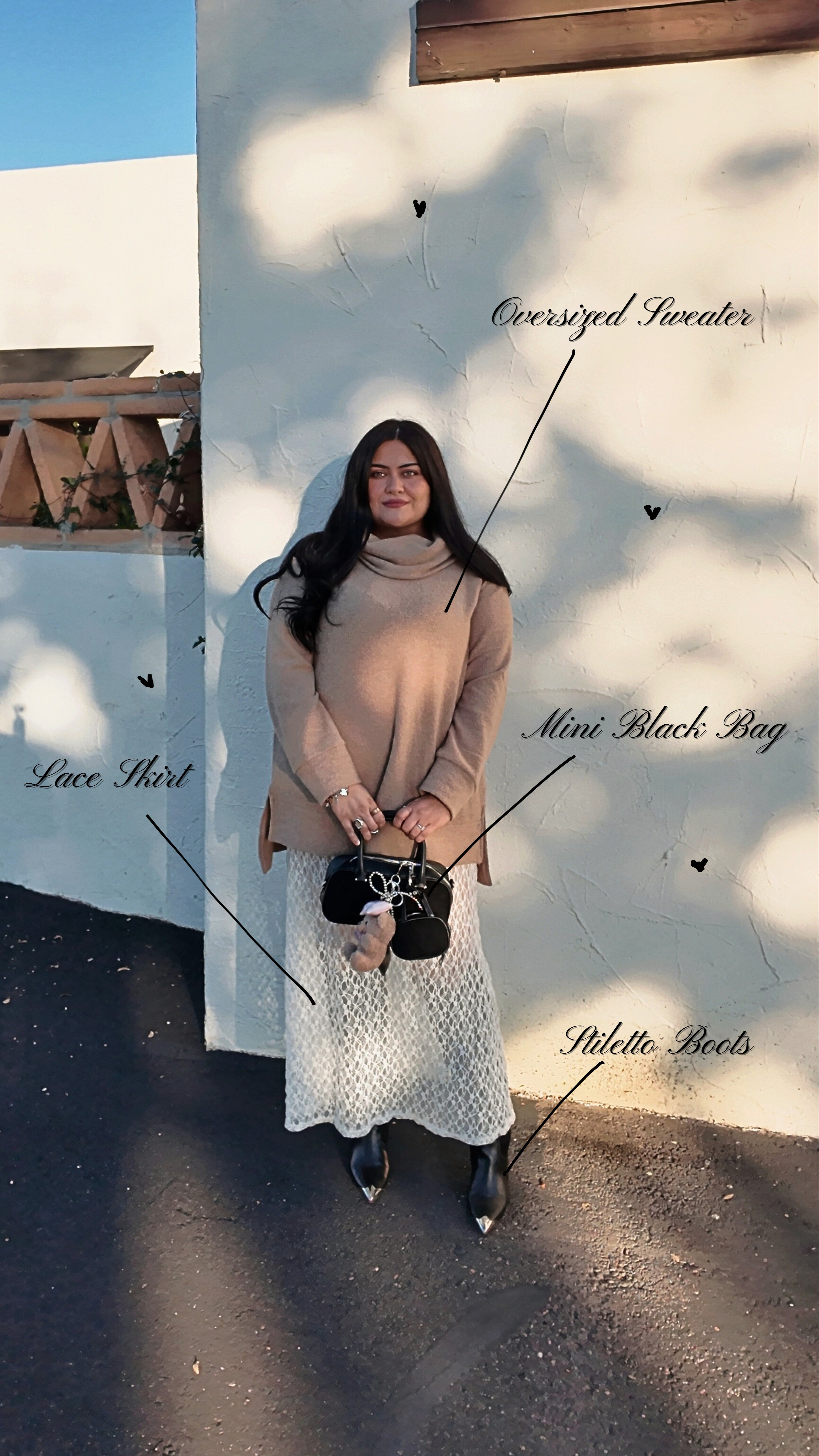 Styling stilleto boots with a lace skirt and oversized sweater for the perfect winter plus size outfit. I couldn't tag the exact skirt or boots but I tagged very similar styles. 

#LTKPlusSize #LTKSeasonal #LTKU
