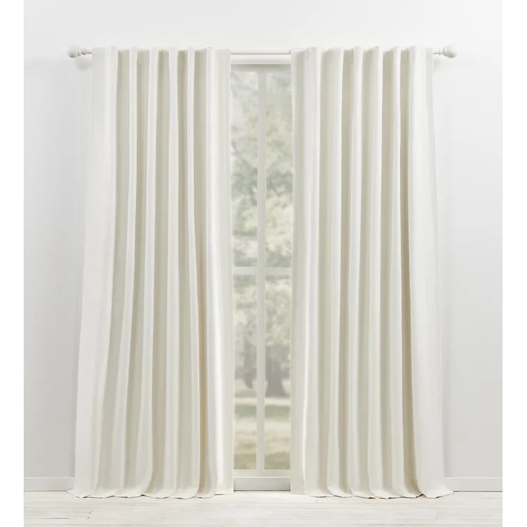 Waller 100% Cotton Blackout Thermal Rod Pocket Single Curtain Panel | Wayfair North America